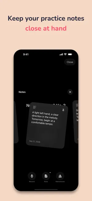 Only Practice - Music Journal screenshot 2