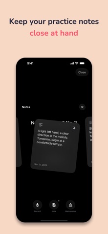 Only Practice - Music Journal Screenshot 2 of 9