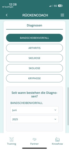 Rückencoach screenshot