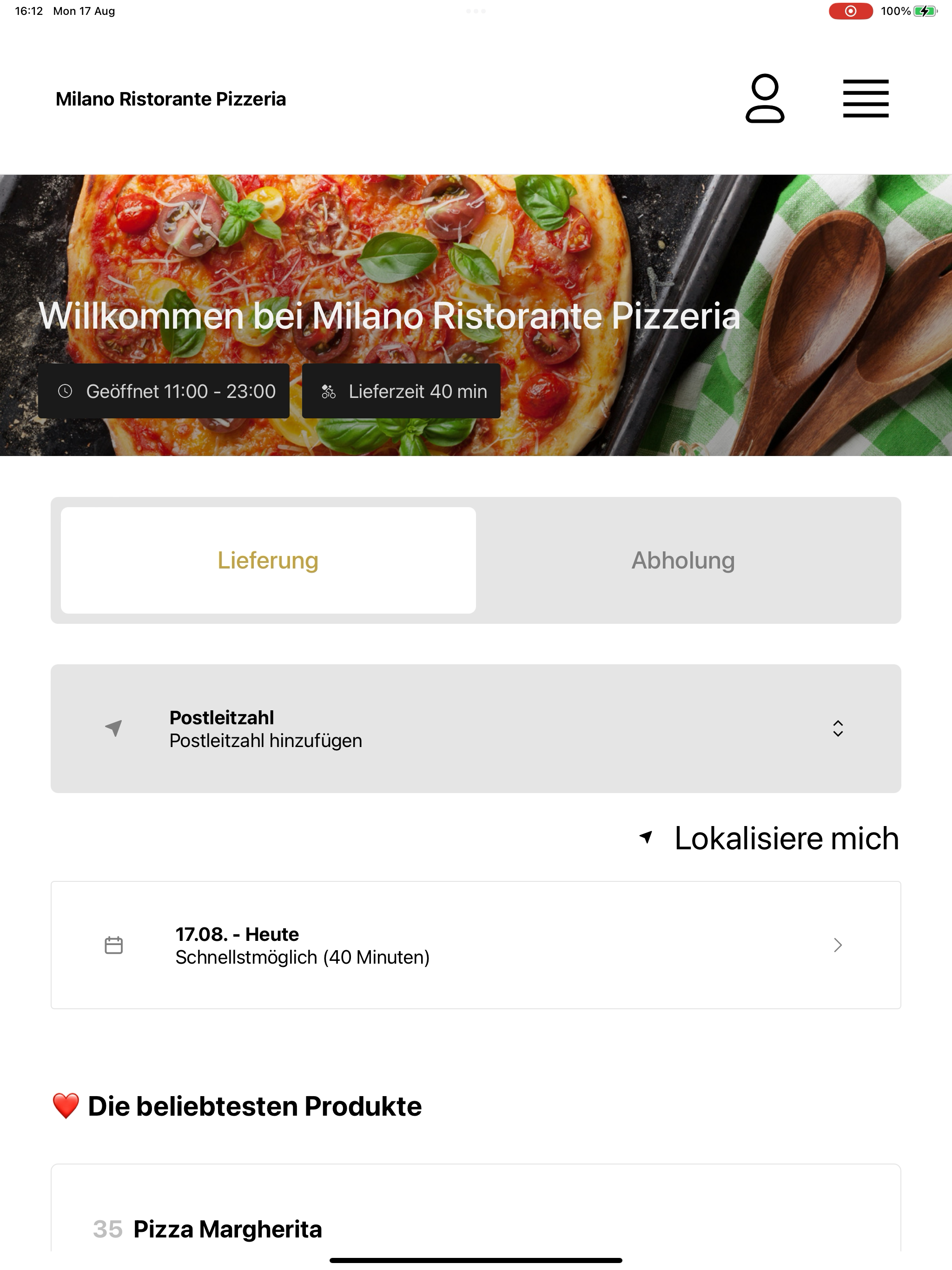Milano Ristorante Pizzeria screenshot 14