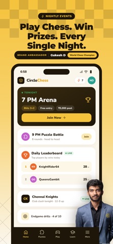 CircleChess – Play Chess Daily Screenshot 1 of 8