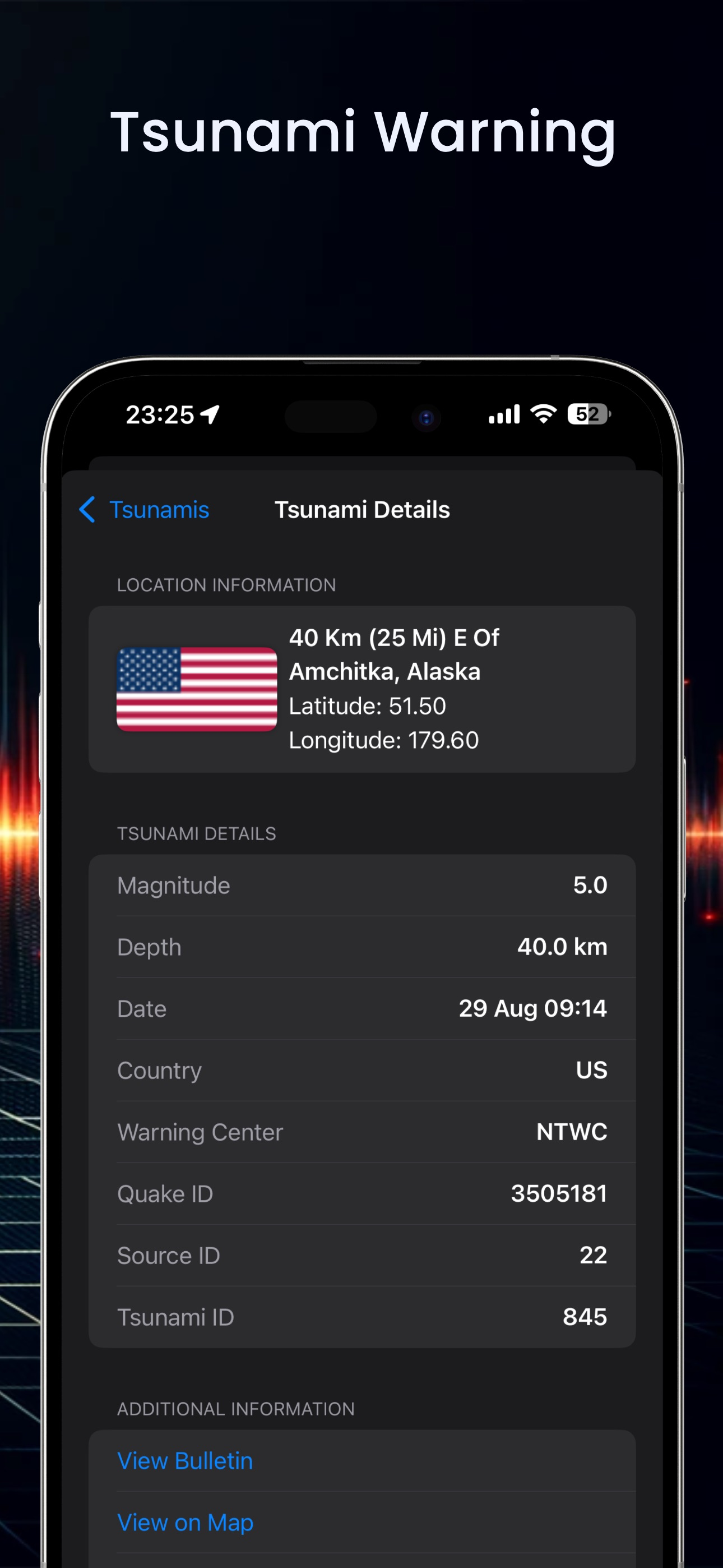 My Earthquake Alert Feed Map