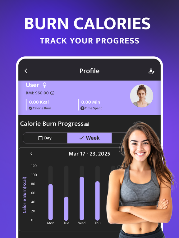 Workout for Women, Fitness iPad screenshot 7 - Health & Fitness app