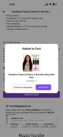 Bossette Hair iPhone screenshot
