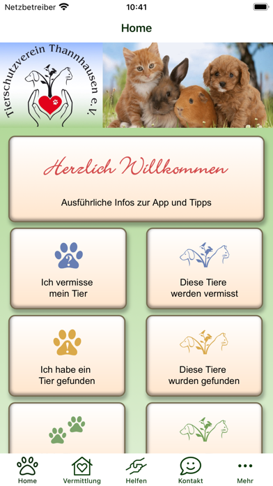 Tierschutzverein Thannhausen Screenshot