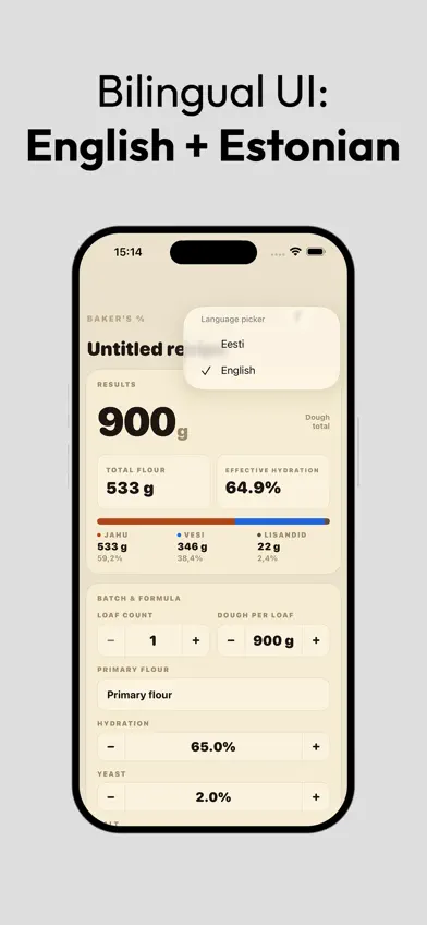 Baker’s Percentage screenshot 5