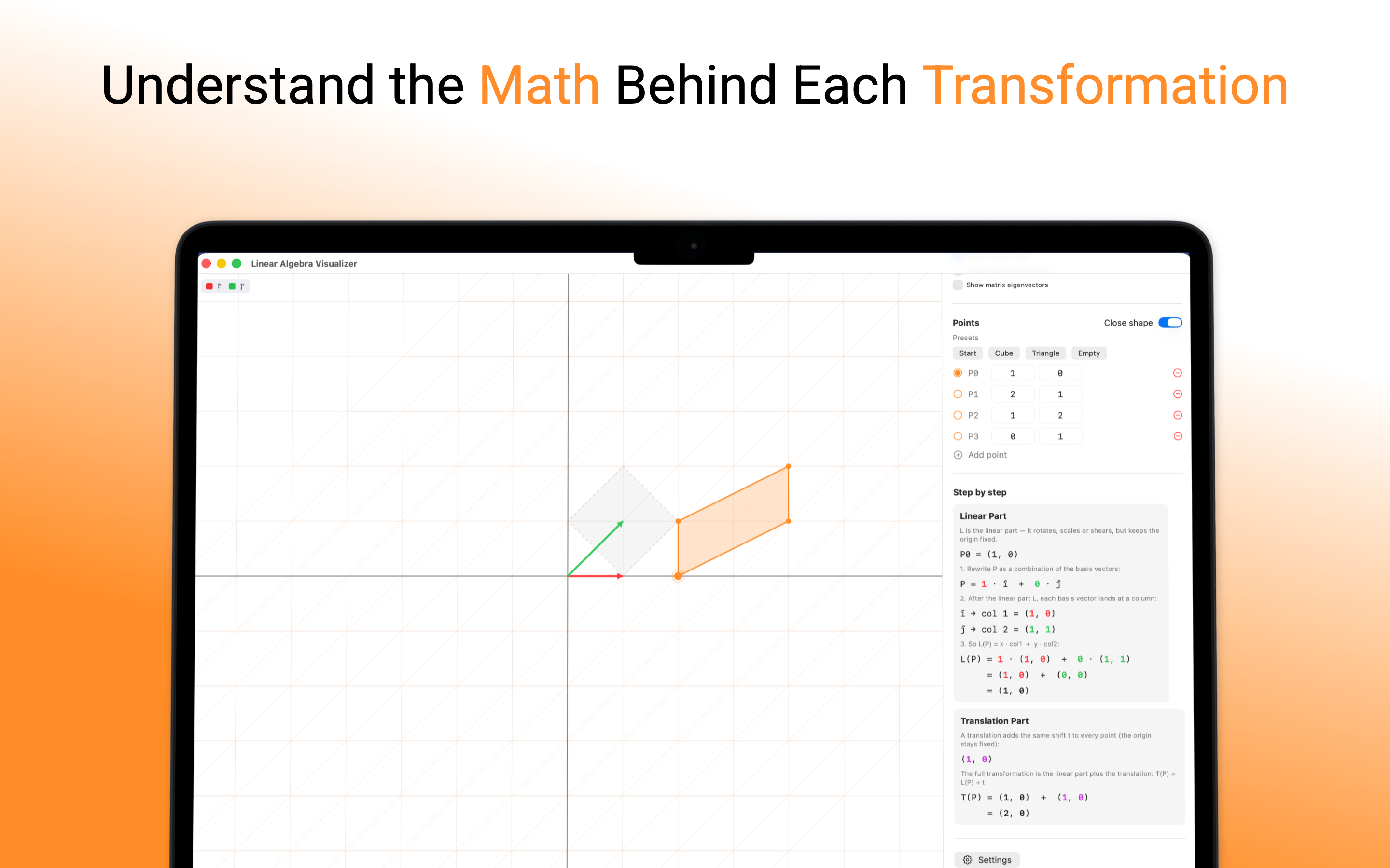 Linear Algebra Visualizer