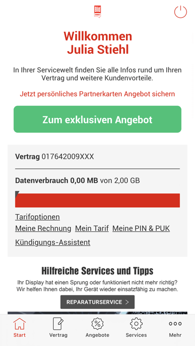 Screenshot #1 pour BILDconnect Servicewelt