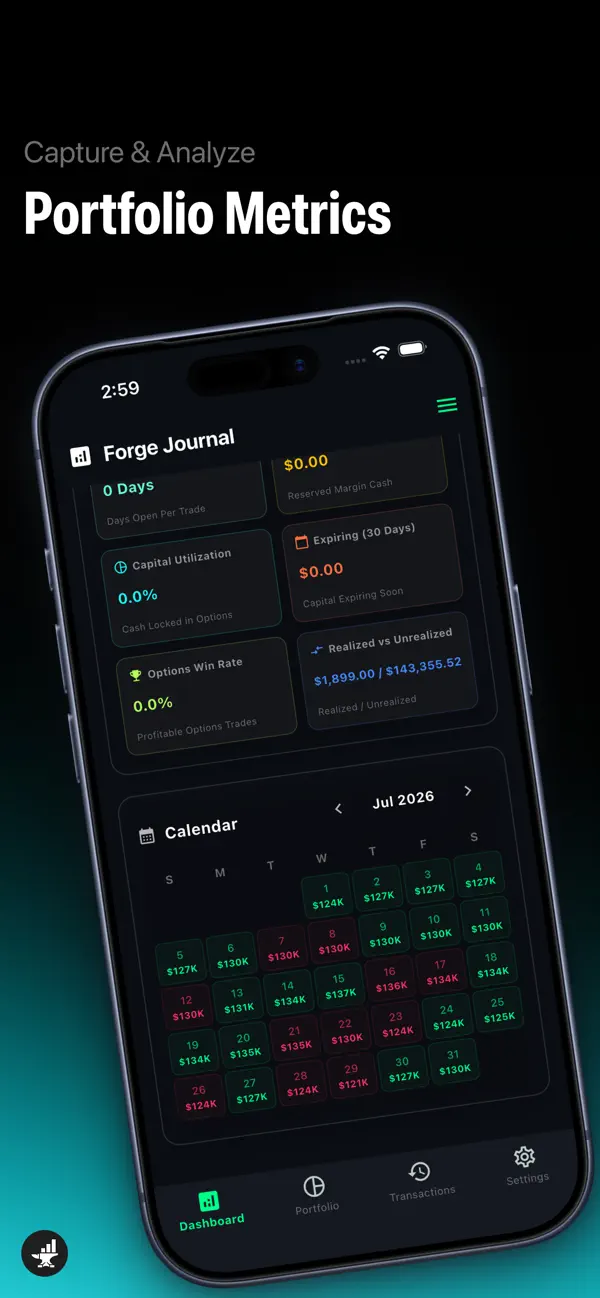 Screenshot #2 pour Forge Journal - Mobile