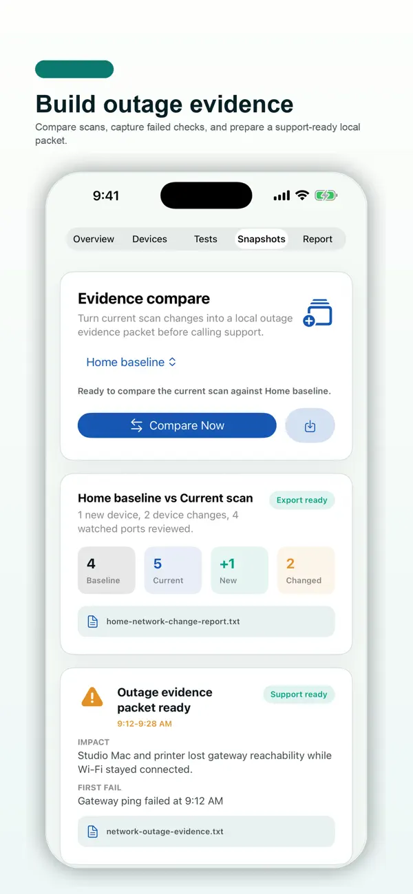Screenshot #1 pour Local Network Inspector