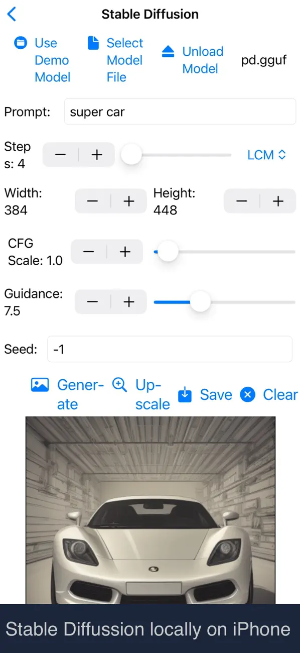 Screenshot #1 pour Local AI Studio