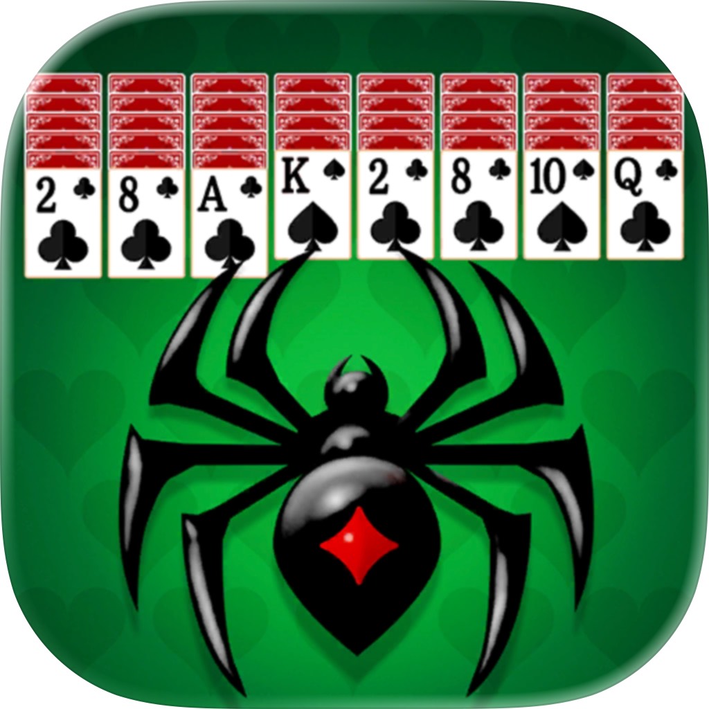 Apple App Store cover for Spider Solitaire! Card Game