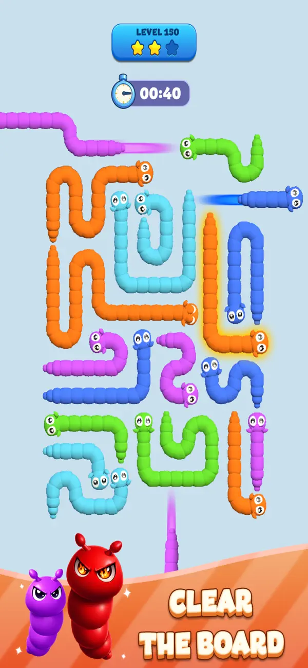 #1. Worm Arrow: Maze Puzzle (iOS) By: Thanh Nhan Vo