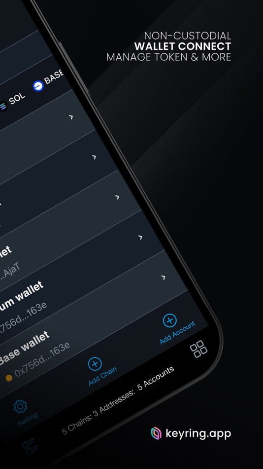 #2. Solana Wallet - KEYRING PRO (iOS) 由: bacoor Inc.