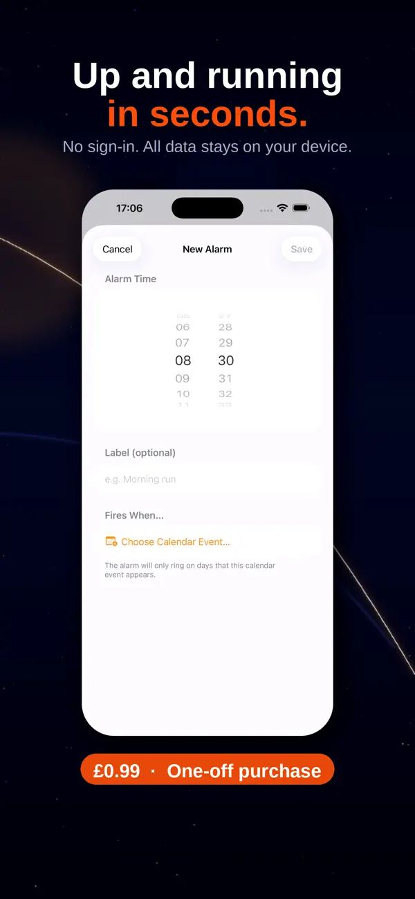 Screenshot #3 pour Calendar Alarms
