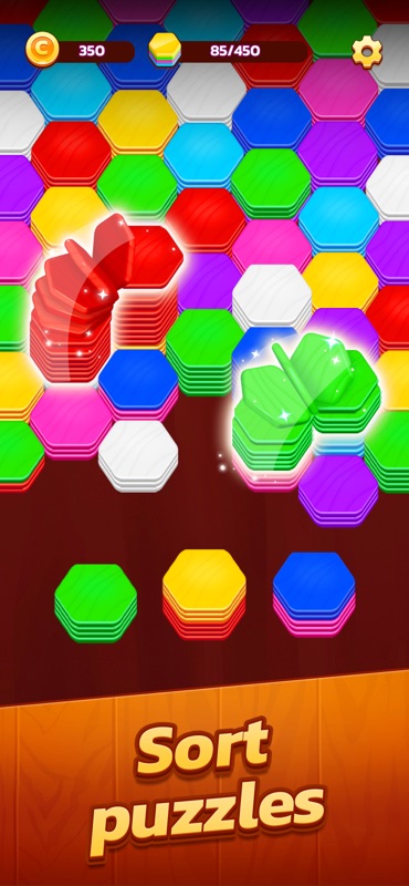 Hexa Stack screenshot 2