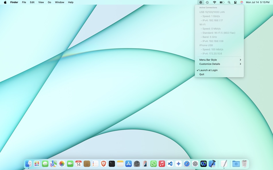 #2. Network Connection Information (macOS) De: Daniel Gauthier