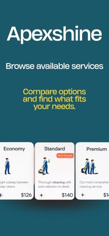 Apexshine - Cleaning on Demand iPhone screenshot
