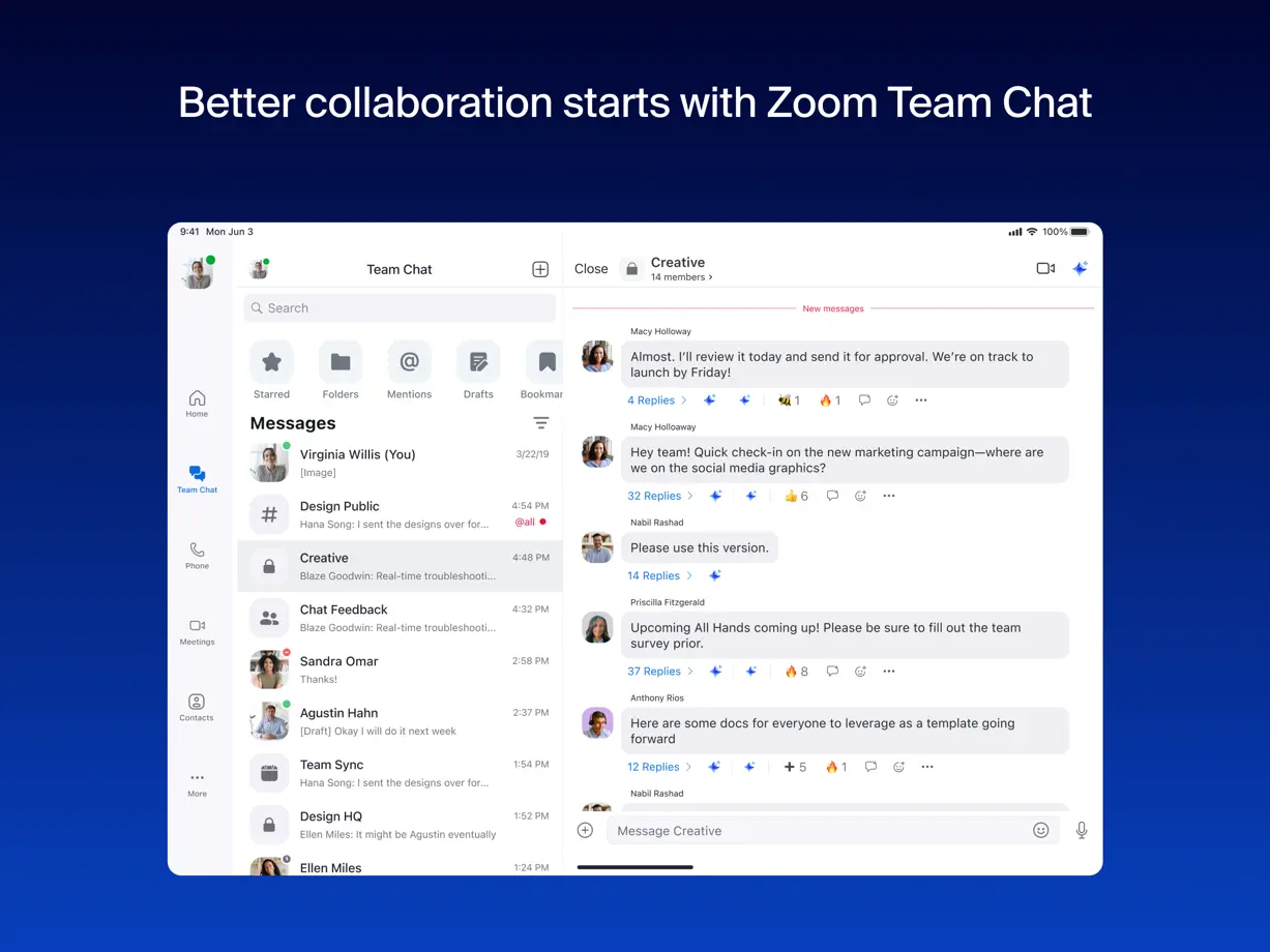 Zoom Workplace iPad screenshot 5