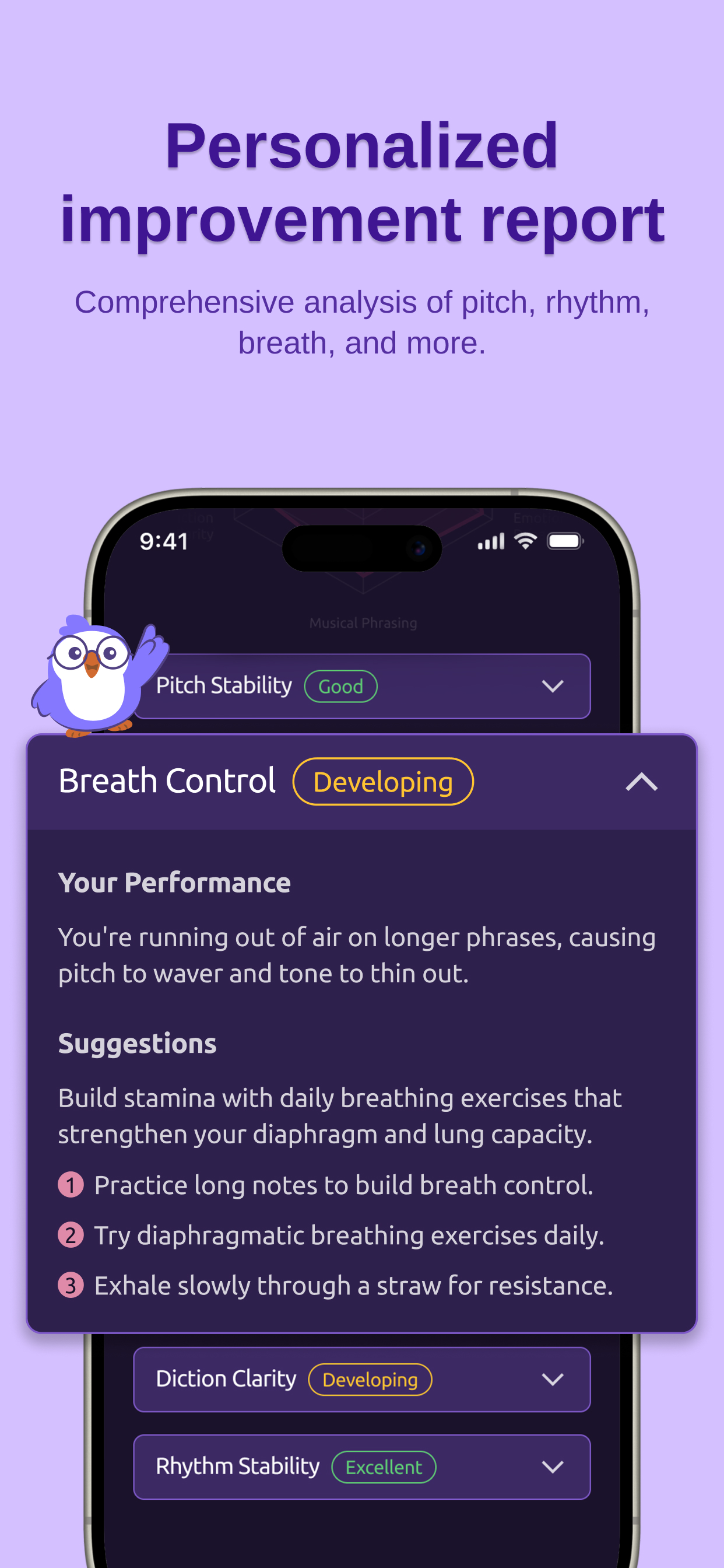 Vocaflow - Singing Coach screenshot 3