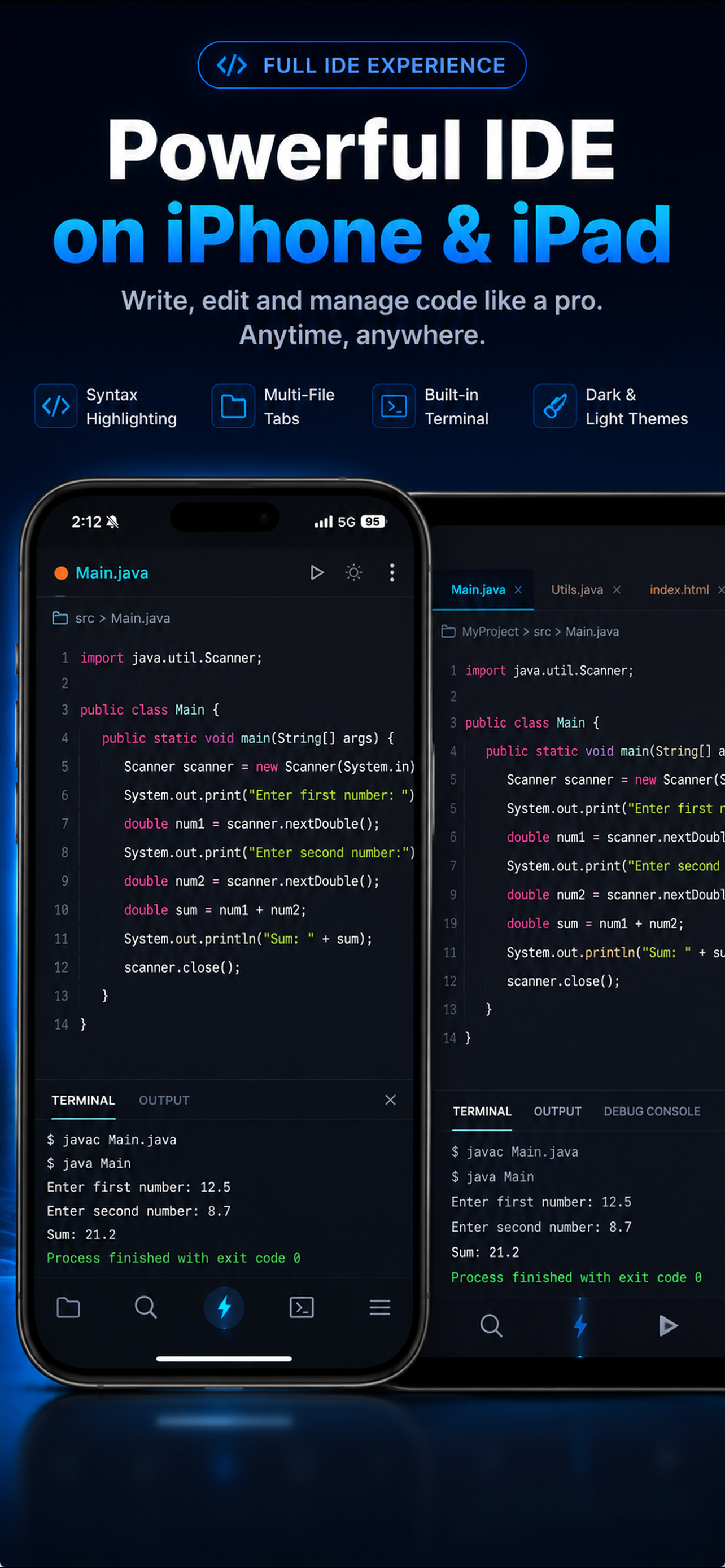 Code IDE: AI Compiler & Editor