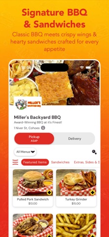 Miller's Backyard BBQ iPhone screenshot