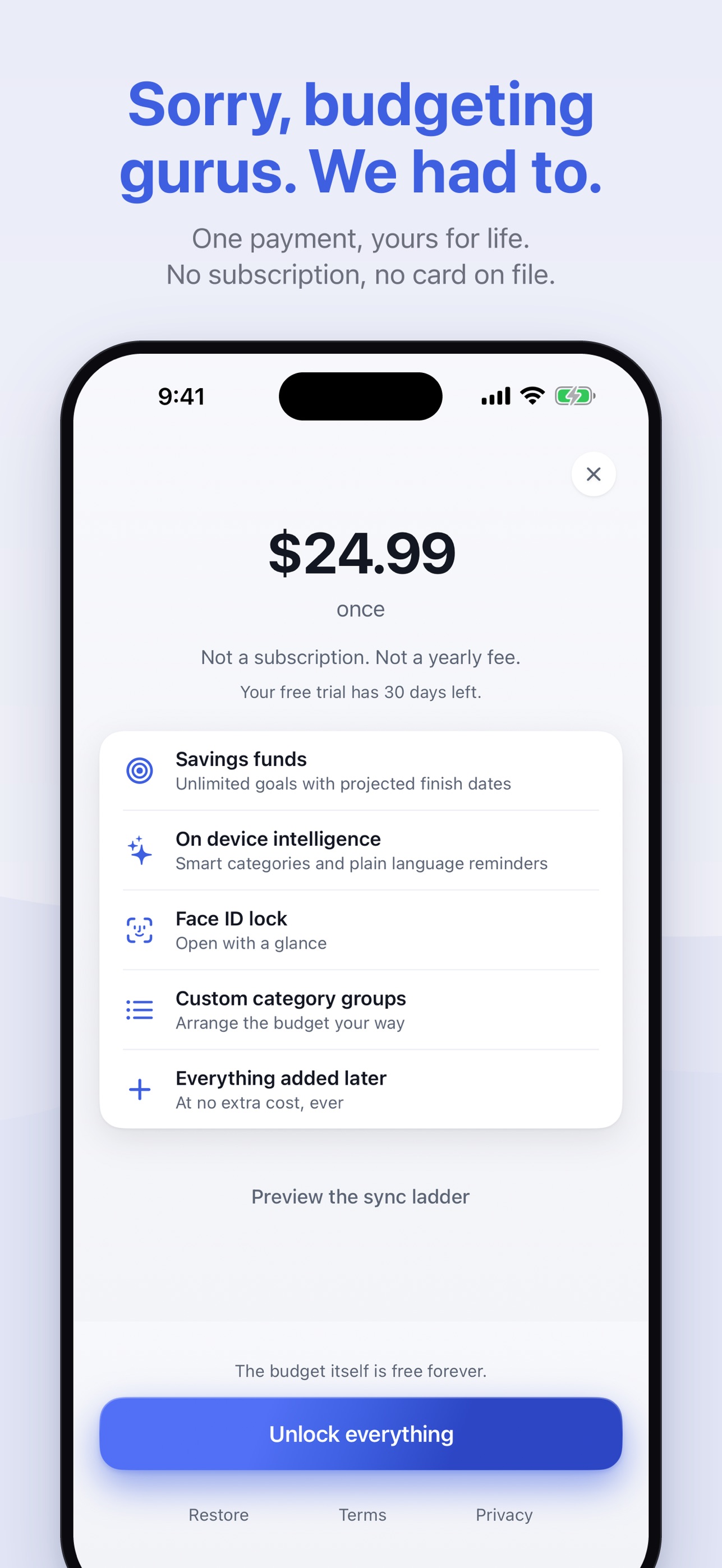 Screenshot 3 of Persue Budget