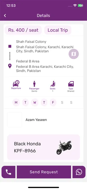 Easylift (carpool) screenshot 3