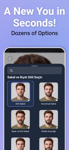 Beard & Mustache Style Try On Screenshot 3 of 6