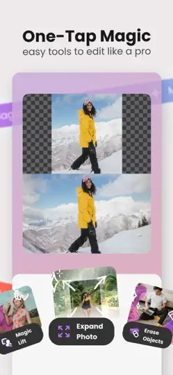 Screenshot von PicParty AI Collage Editor auf dem iPhone 5