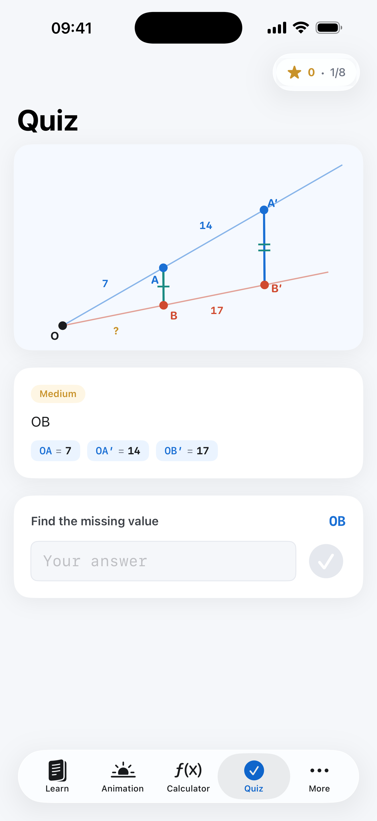 Thales Theorem - Geometry Pro screenshot 5