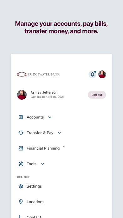 Bridgewater Bank Mobile Screenshot