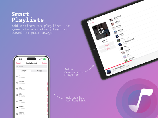 LMP - Music Hub iPad screenshot 4 - Music app