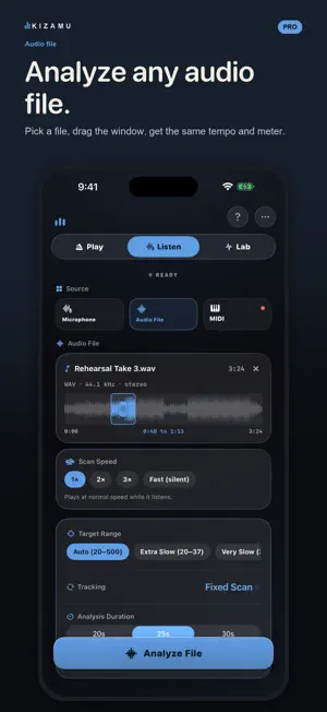 Kizamu: Metronome & BPM Finder screenshot 3