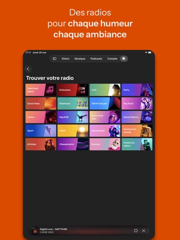 Chérie FM : Radios & Podcasts iPad screenshot 5