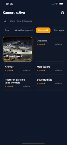 Kamere uživo screenshot