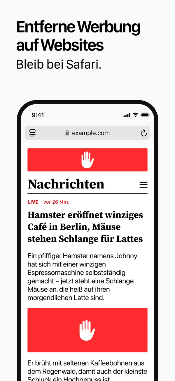 1Blocker: Ad Blocker & Privacy Screenshot 3