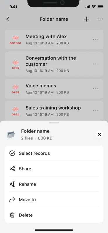 Voice Recorder — Audio Memos screenshot 6 of 6