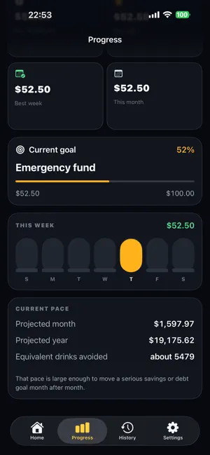 Tabbit: Quit Energy Drinks screenshot 3