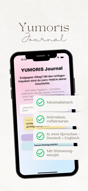 YUMORIS Journal screenshot 1