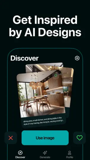 Скриншот Remodel: ИИ дизайн интерьера на iPhone 5