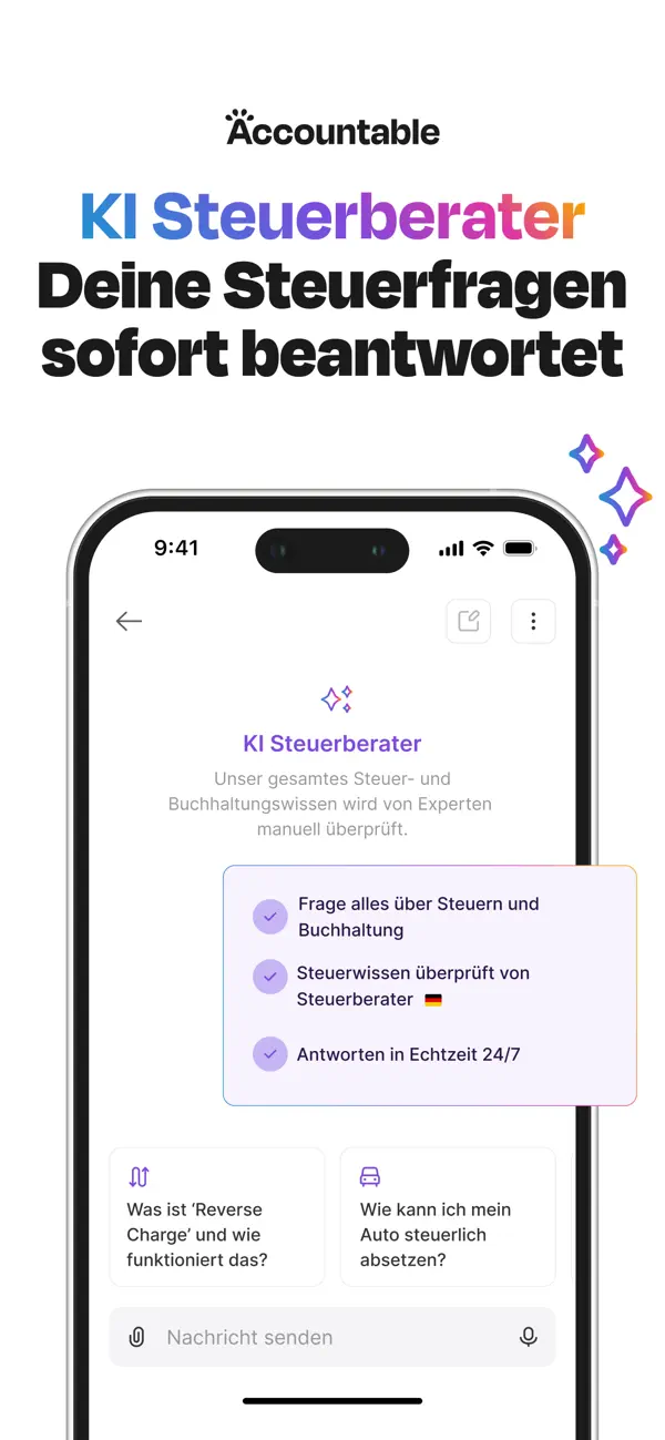 Accountable für Selbstständige Screenshot 3