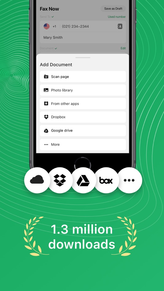 #2. Tiny Fax: Send Fax From iPhone (iOS) di: TinyWork Apps