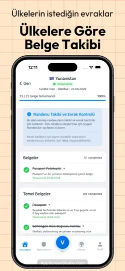 VizeAsistan iPhone Ekran Görüntüsü 5