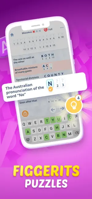 Crostic Guru: Word Puzzle Game iPhone screenshot 2