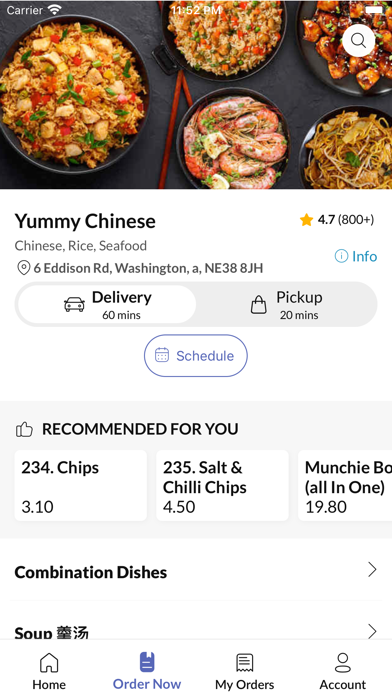 Yummy Chinese. Screenshot