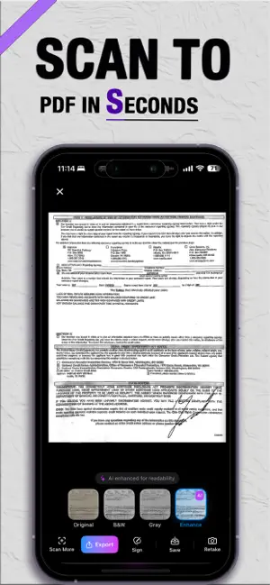 PDF Scanner: Scan, Sign & Edit screenshot 1