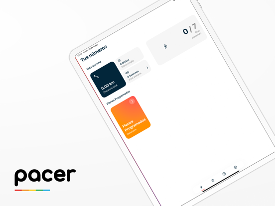 Pacer | Stay on pace iPad screenshot 1 - Sports app