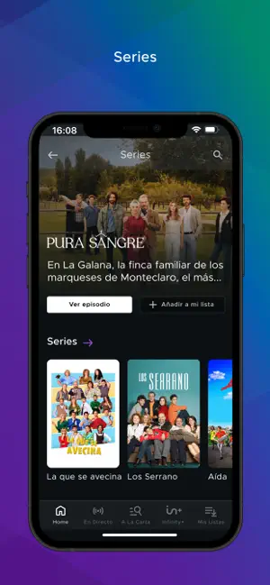 Mediaset Infinity España iPhone screenshot 3