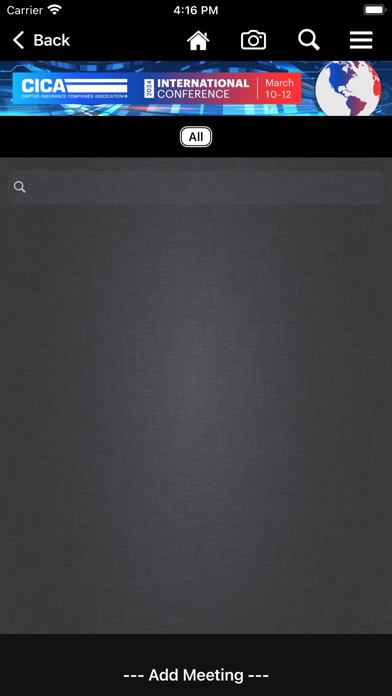 CICA International Conference Screenshot